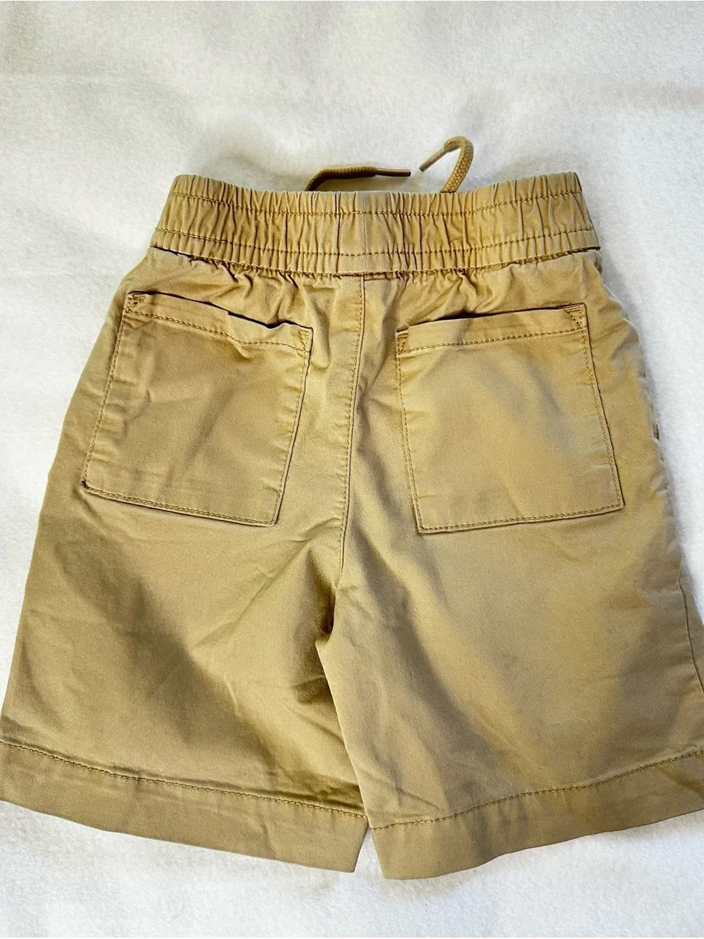 Baby Gap toddler Elastic-Waist Tan Shorts Sz 5Y A10-078